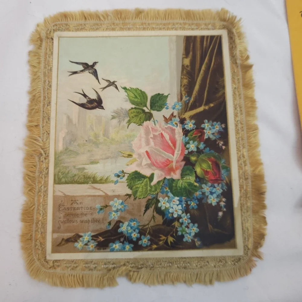 Ephemera Paper Lot‎ Antique German Newspaper Photo Post Cards Victorian Easter